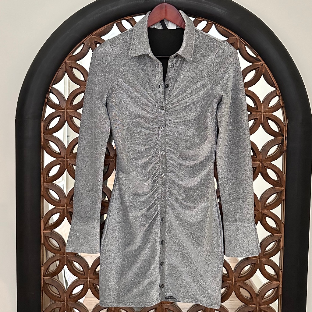 H&M Draped Shirt Dress